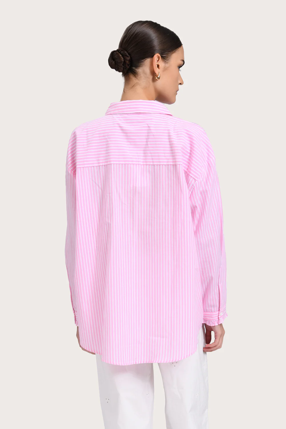 Alba Shirt - Pink Floss Stripe - Image 6