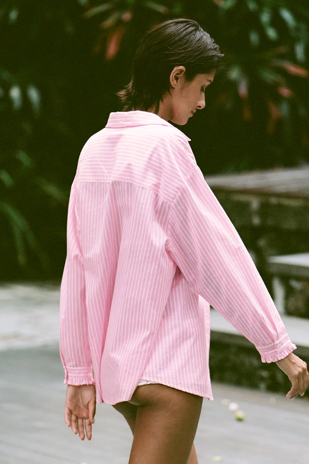 Alba Shirt - Pink Floss Stripe - Image 7