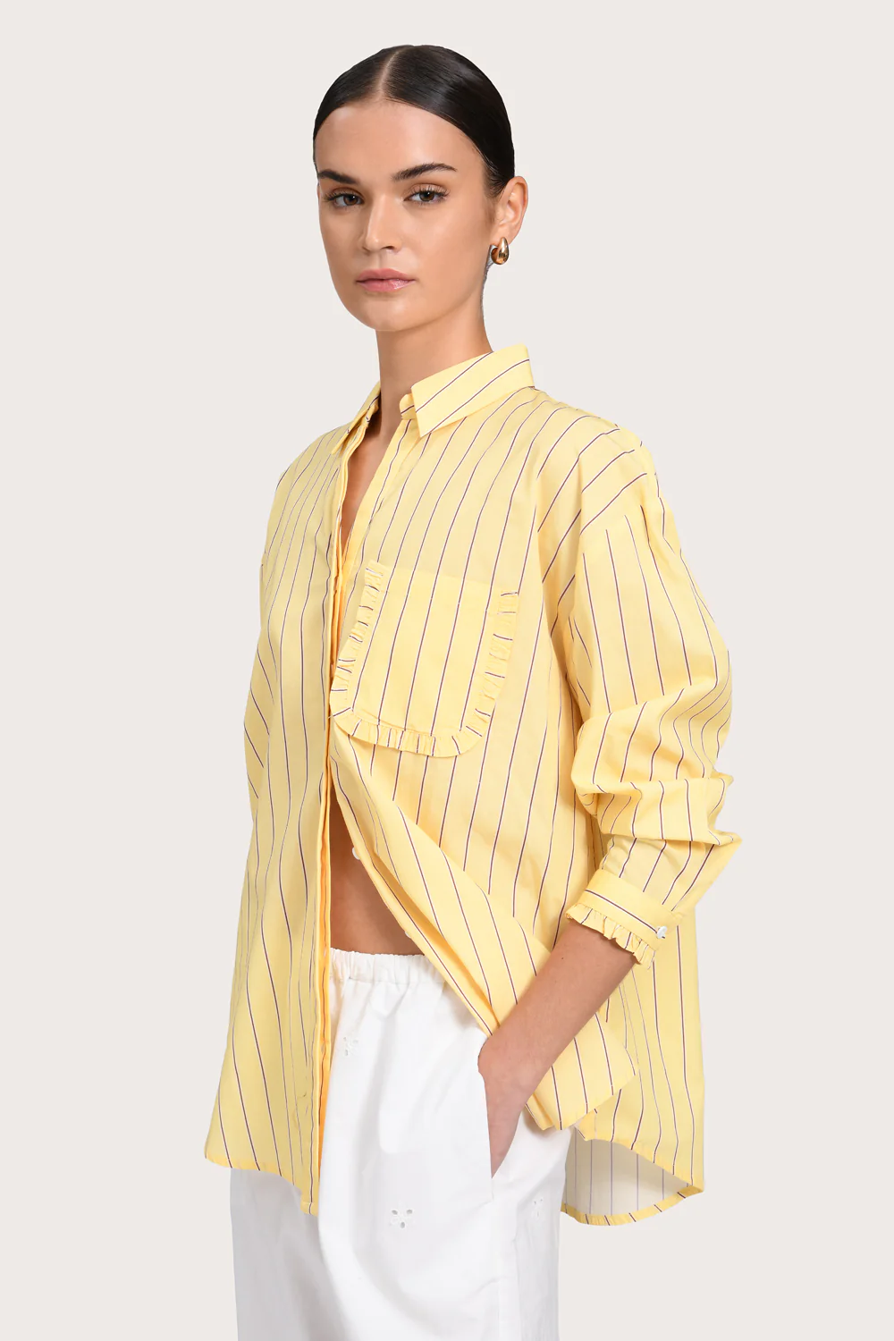 Alba Shirt - Yellow - Image 3