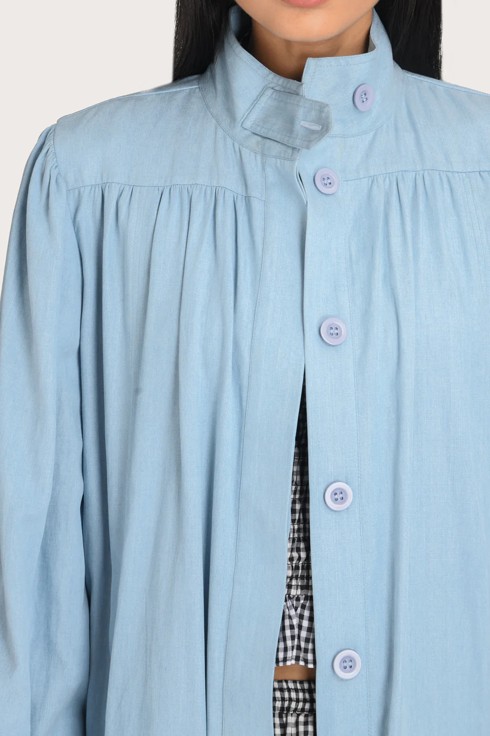 Alessia Trench - Chambray - Image 3