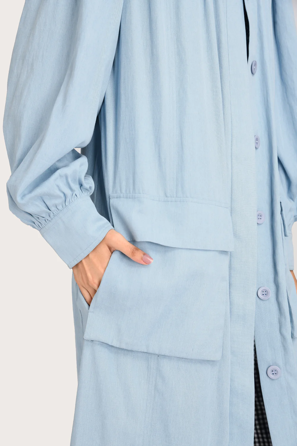 Alessia Trench - Chambray - Image 5