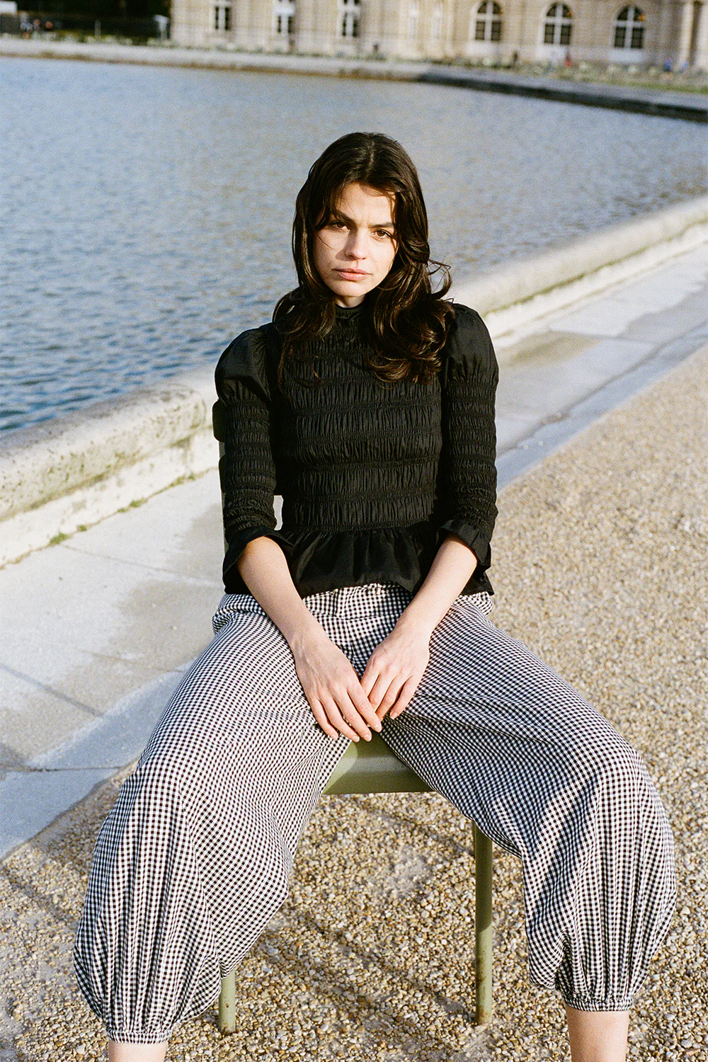 Alexis Pant - Noir Gingham - Image 4