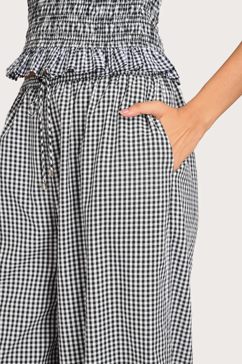 Alexis Pant - Noir Gingham - Image 5