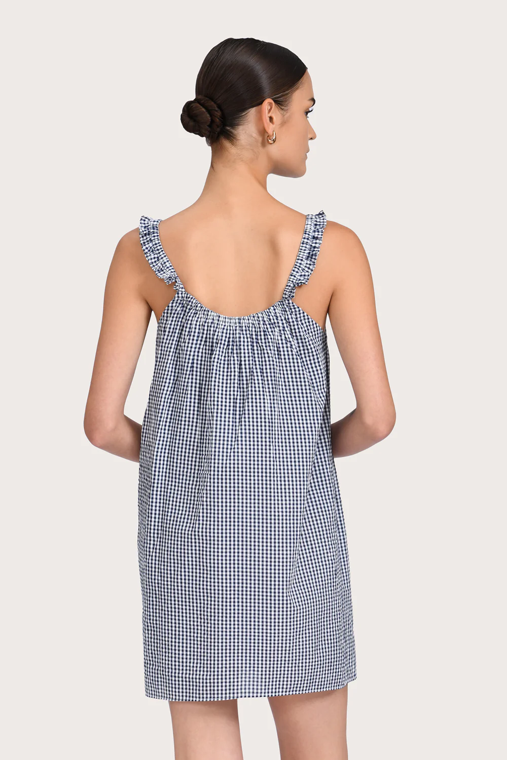 Alisa Mini Dress - Navy - Image 4