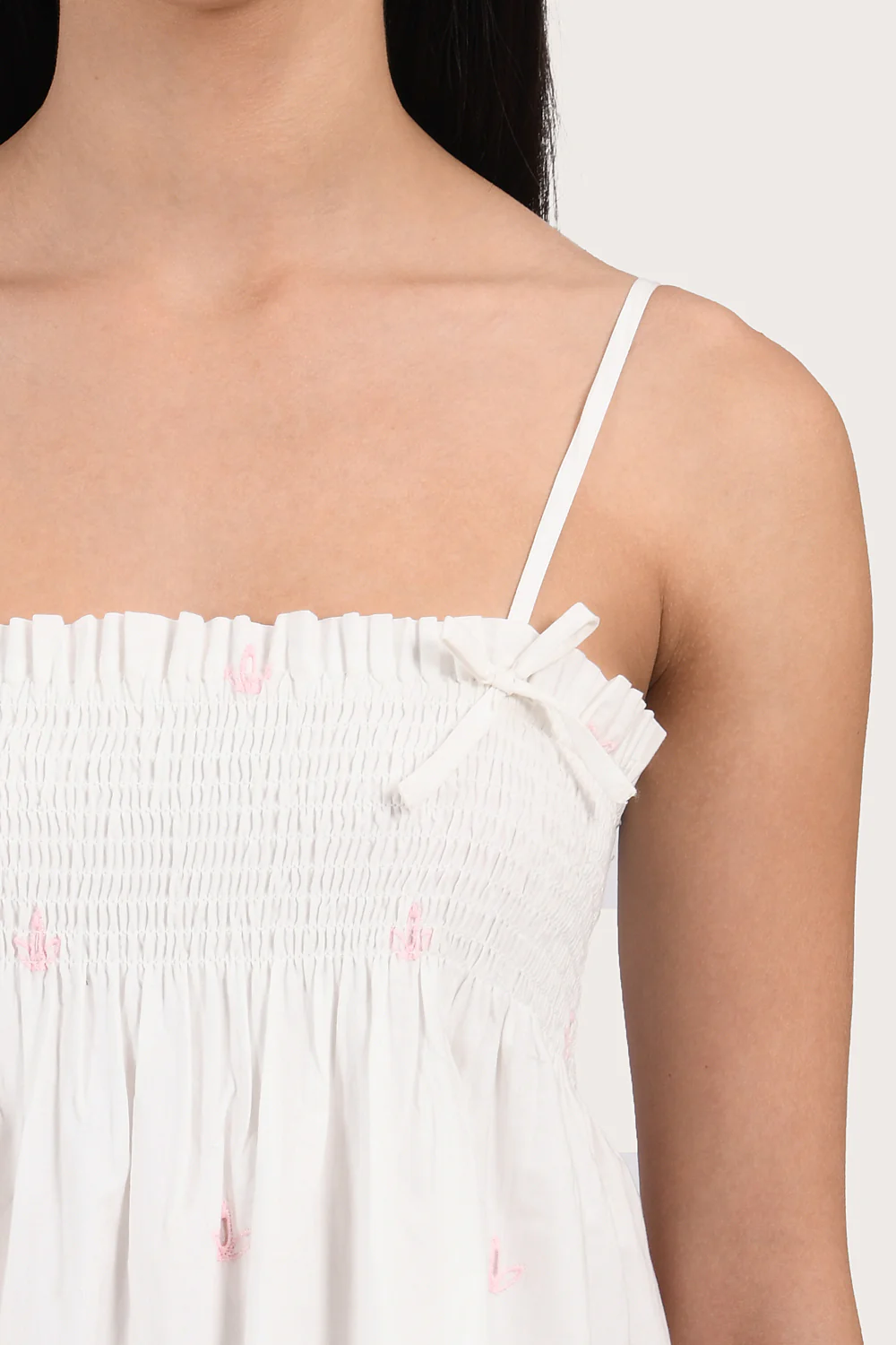 Arlo Mini Dress - White - Image 4