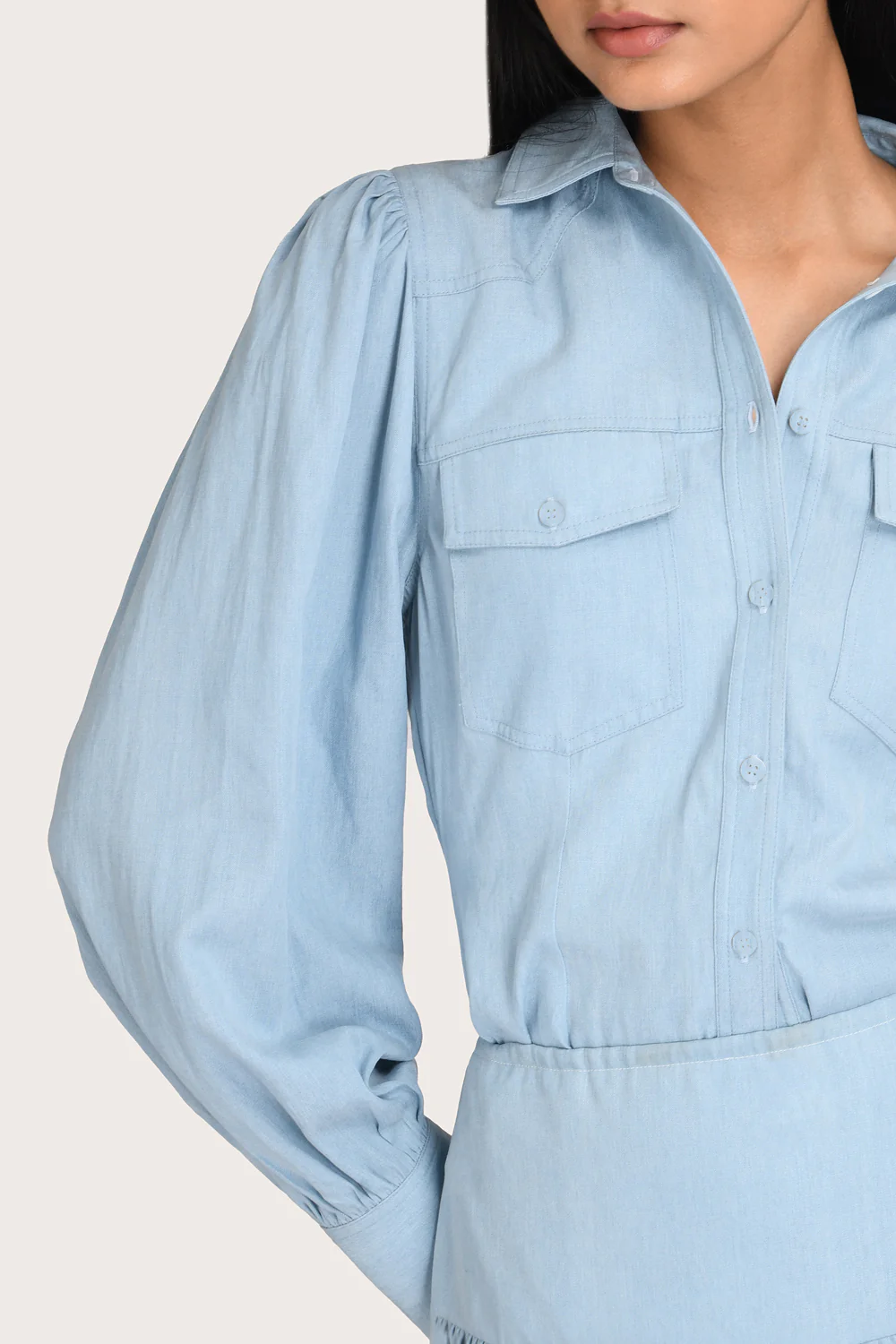 Bowie Shirt - Chambray - Image 3