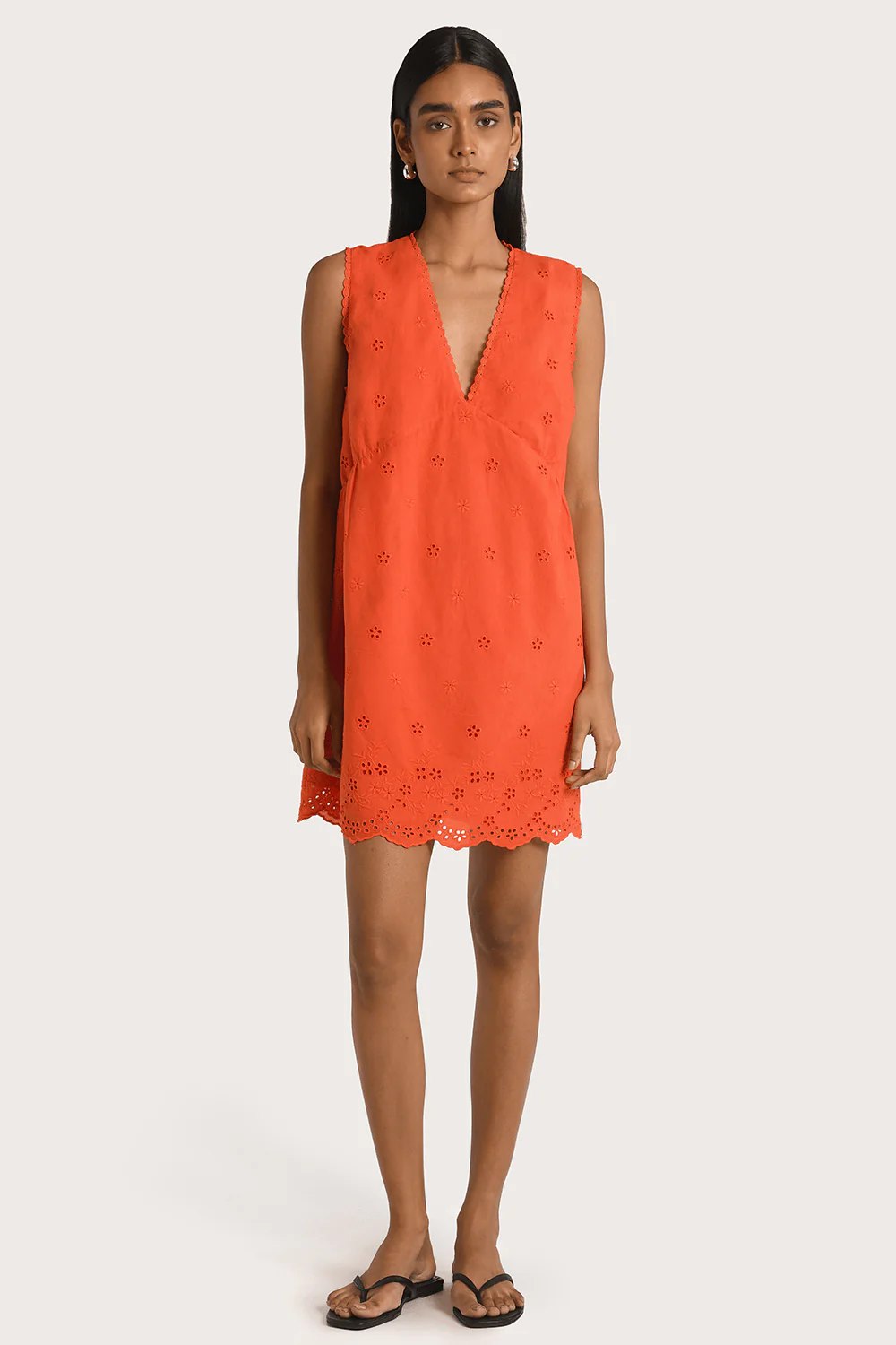 Camila Mini Dress - Red - Image 3