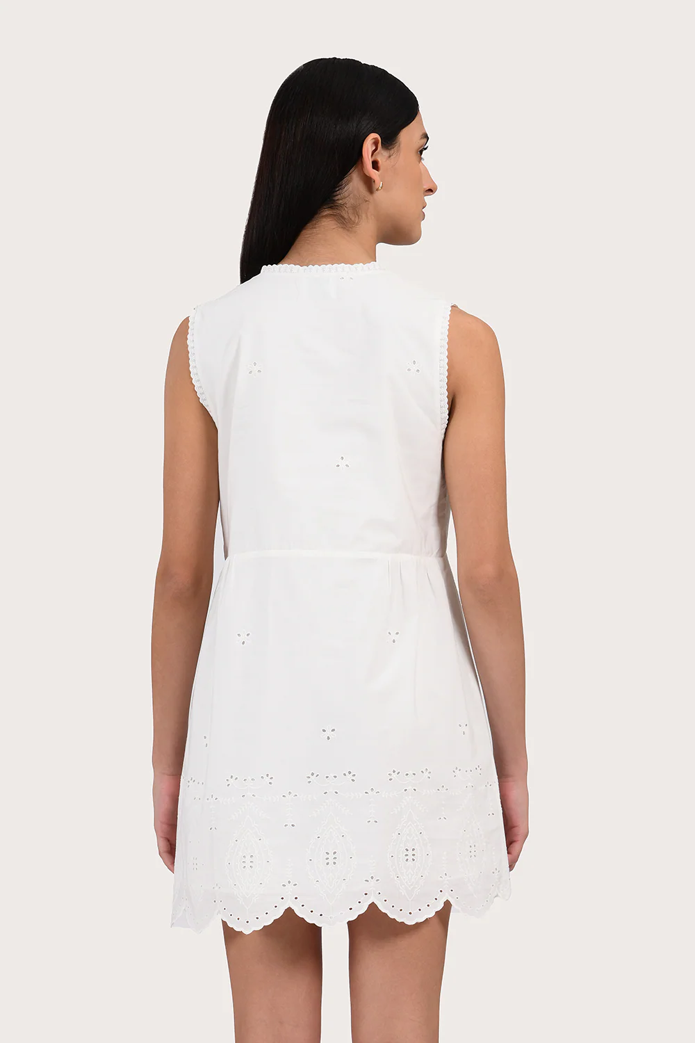 Camila Mini Dress - White - Image 3