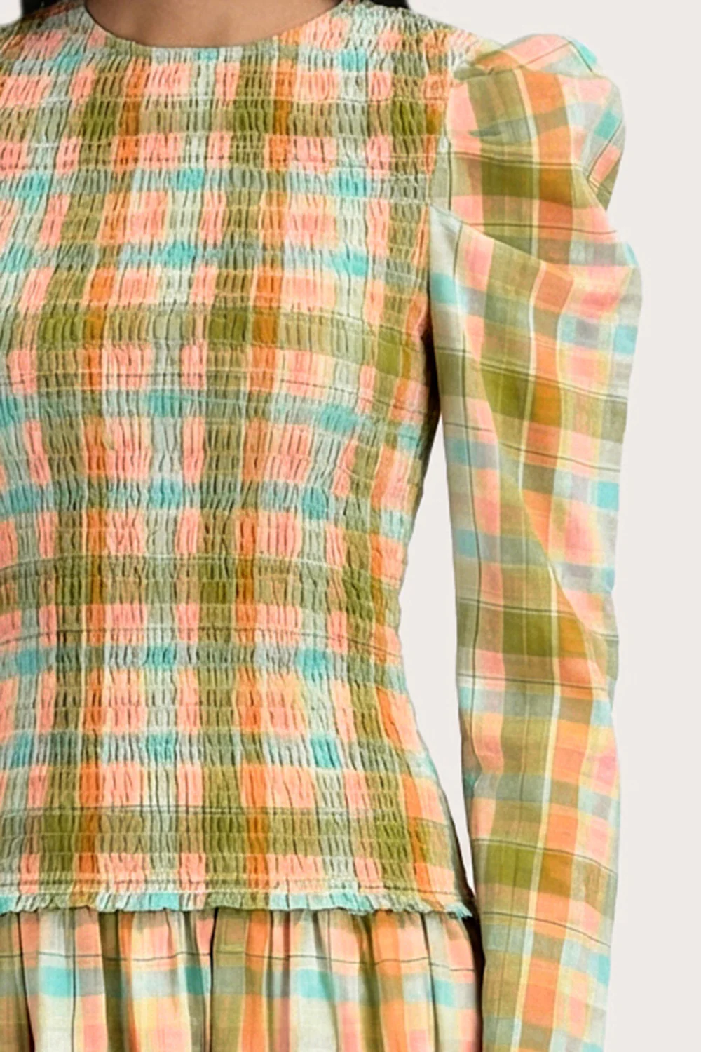 Clea Dress - Antique Check - Image 4