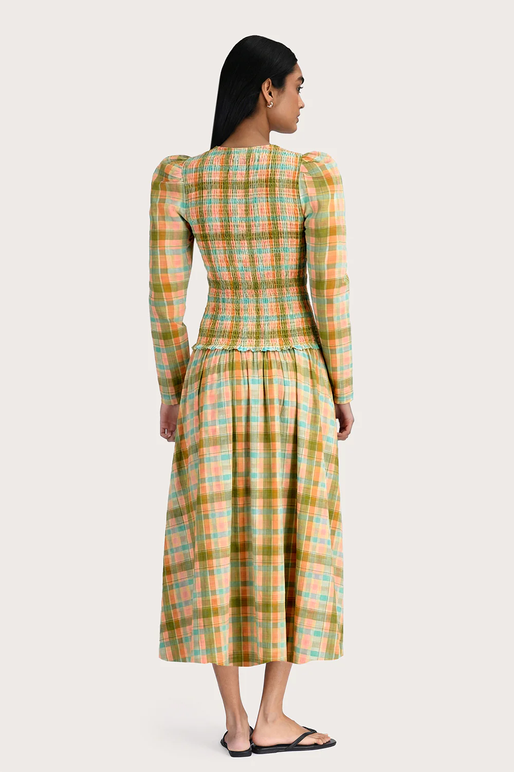 Clea Dress - Antique Check - Image 5