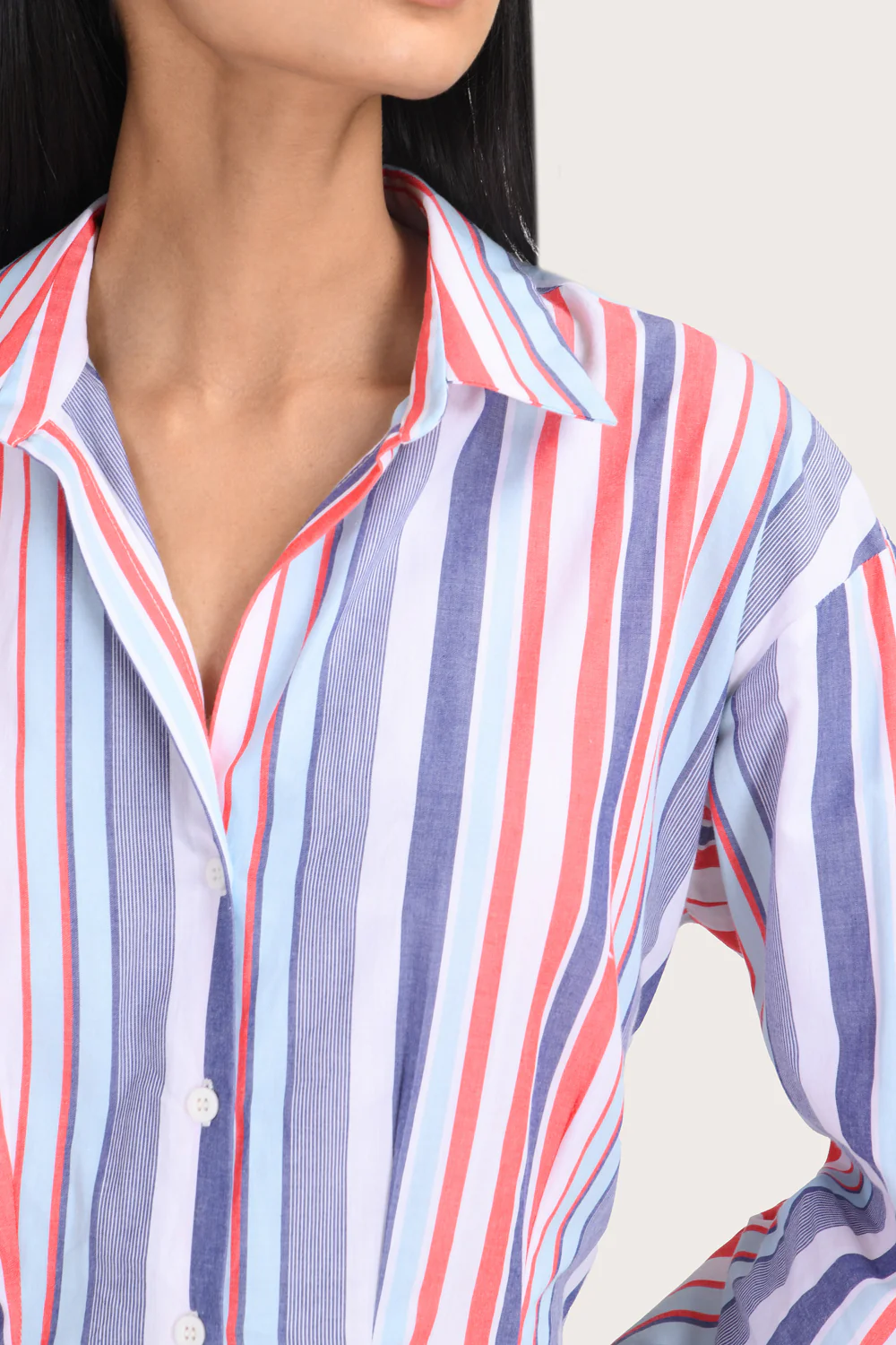 Corina Shirt  - Ikaria stripe - Image 3