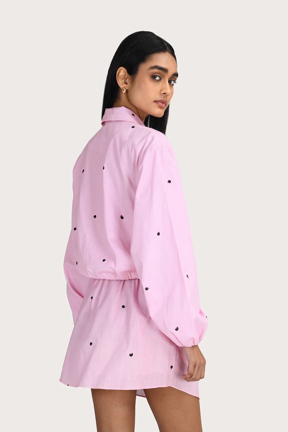 Daphne Jacket - Pink Polka - Image 3