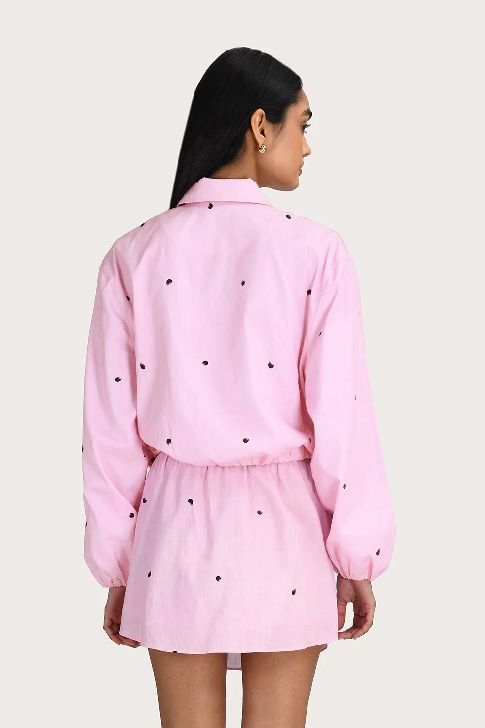 Daphne Jacket - Pink Polka - Image 5