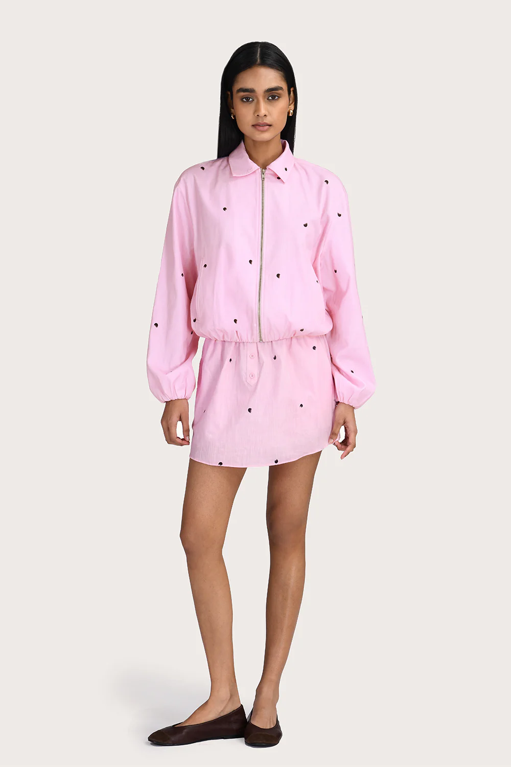 Daphne Jacket - Pink Polka - Image 6