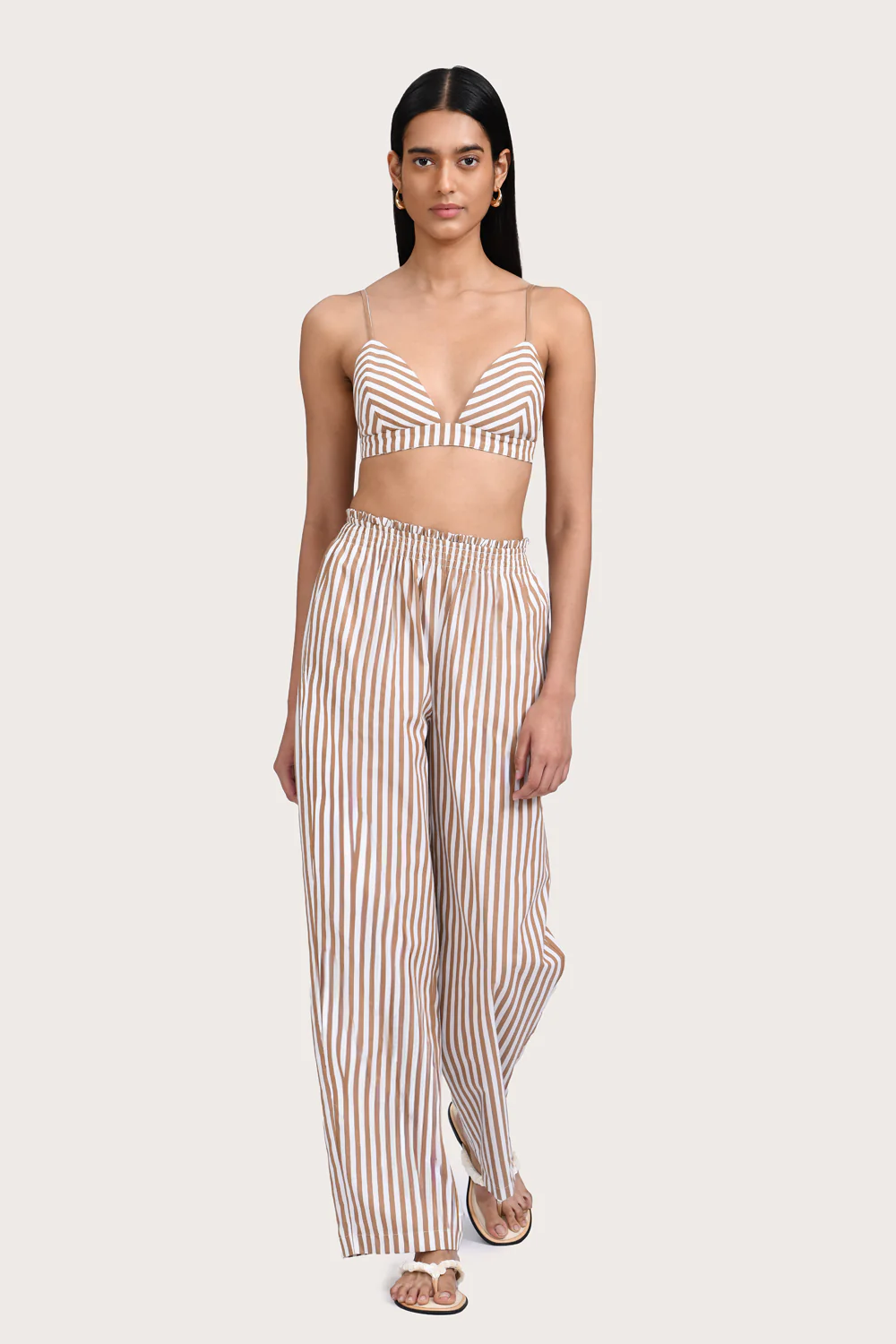 Elodie Pant - Neutre Stripe - Image 4