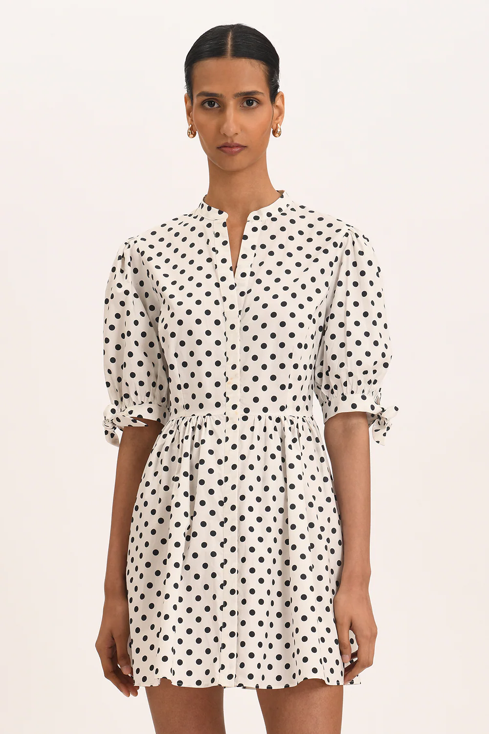 Elsa Mini Dress - Polka - Image 3
