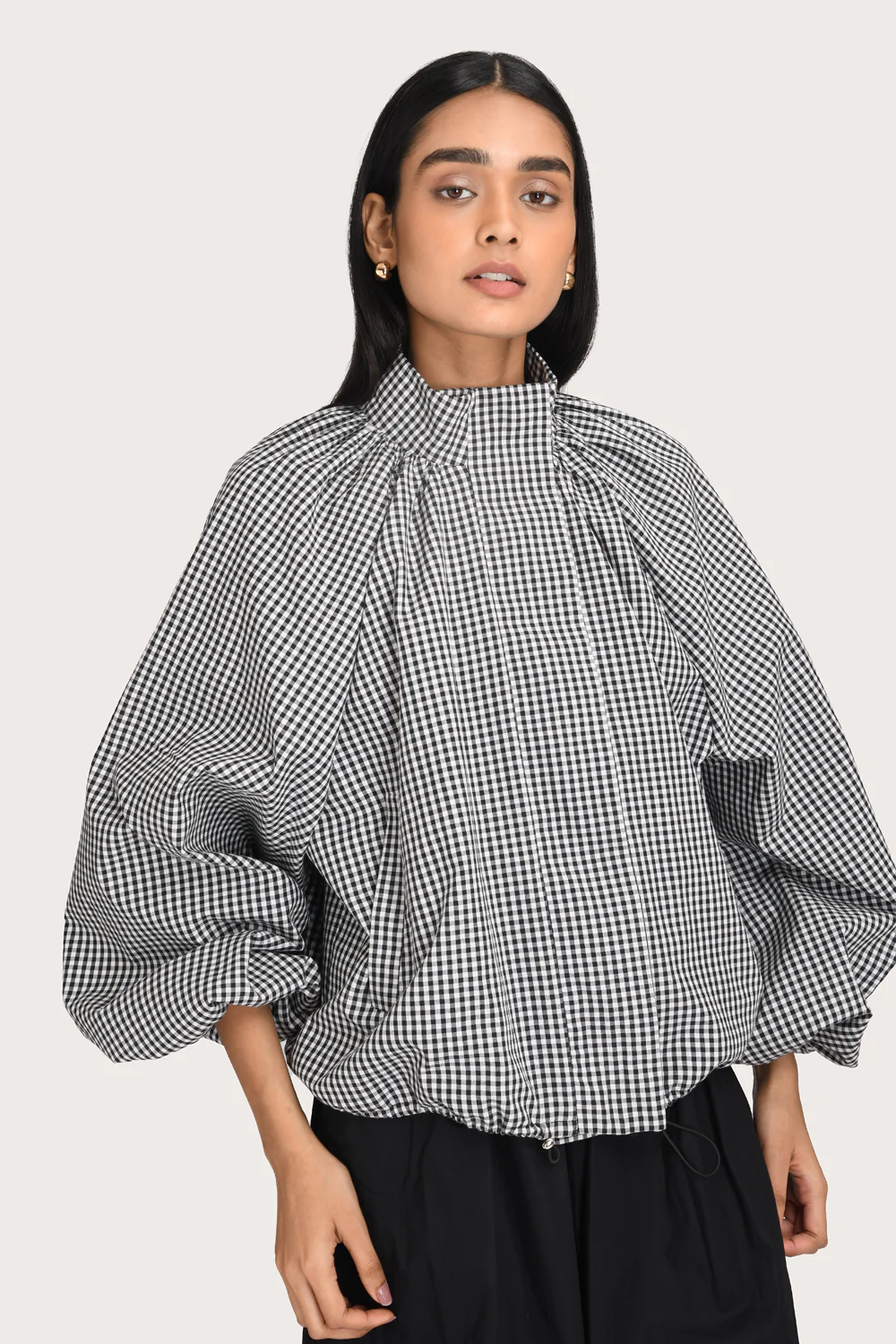 Evelyn Jacket - Noir Gingham