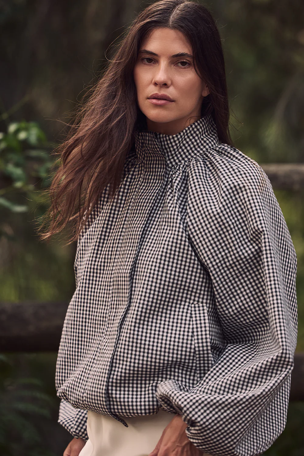 Evelyn Jacket - Noir Gingham - Image 4