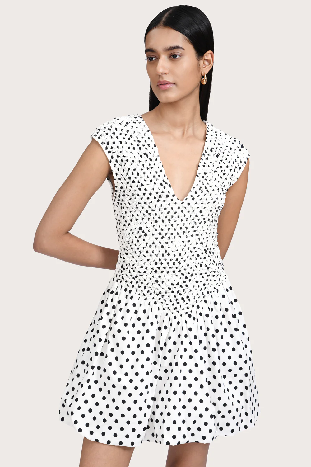 Florencia Mini Dress - Polka - Image 5