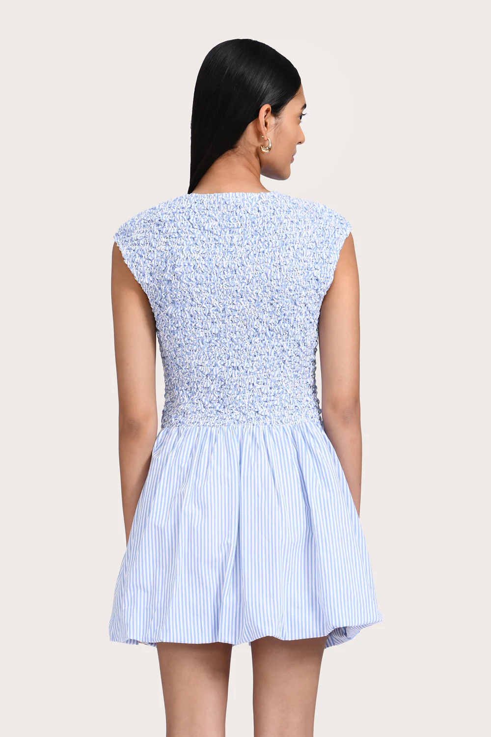 Florencia Mini Dress - Seine Stripe - Image 5