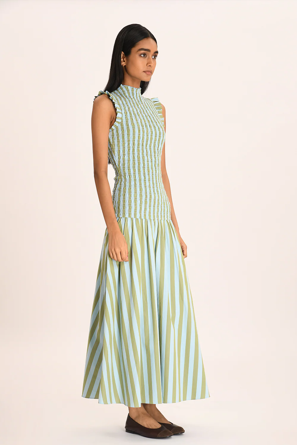 Gabrielle Dress  - Chene Stripe - Image 3