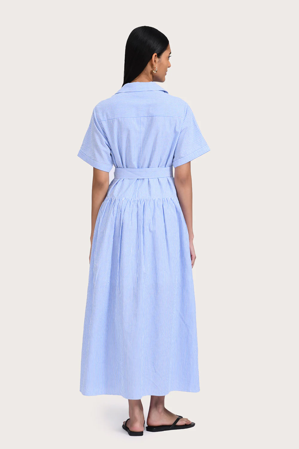 Georgie Dress - Azure Stripe - Image 5