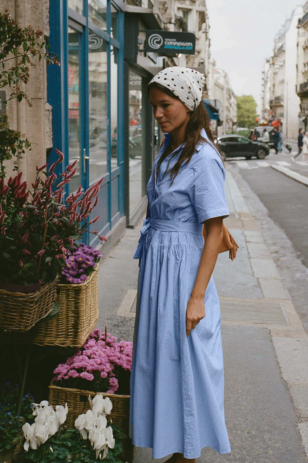 Georgie Dress - Azure Stripe - Image 6