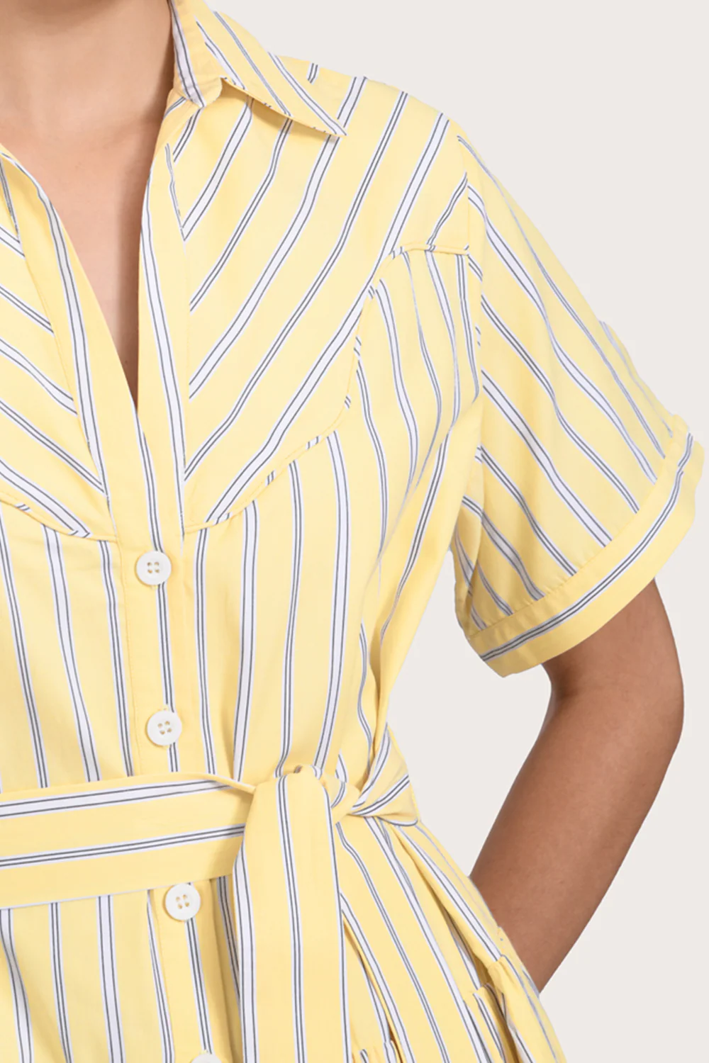 Georgie Dress - Lemon - Image 4