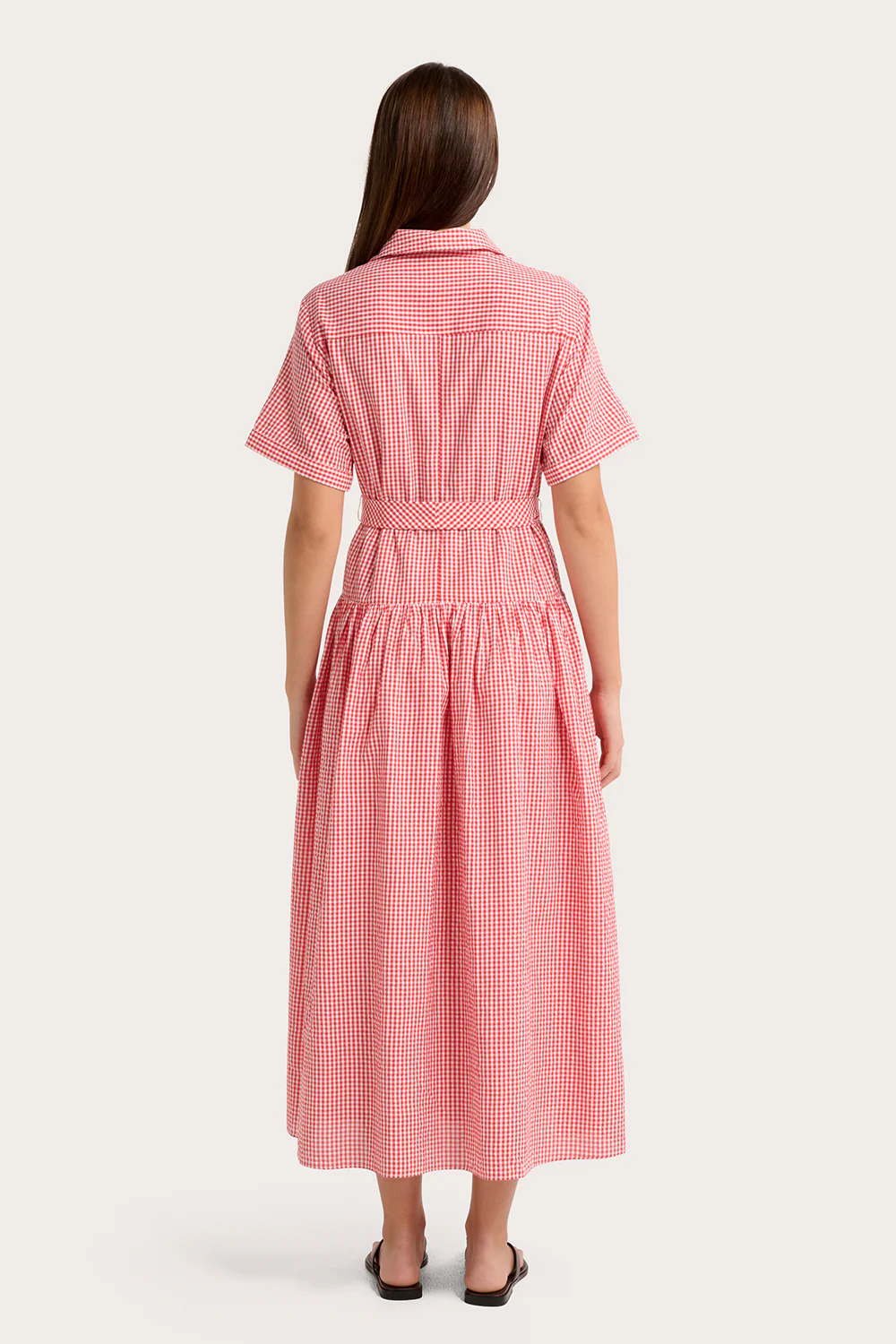 Georgie Dress - Red & White Gingham - Image 5