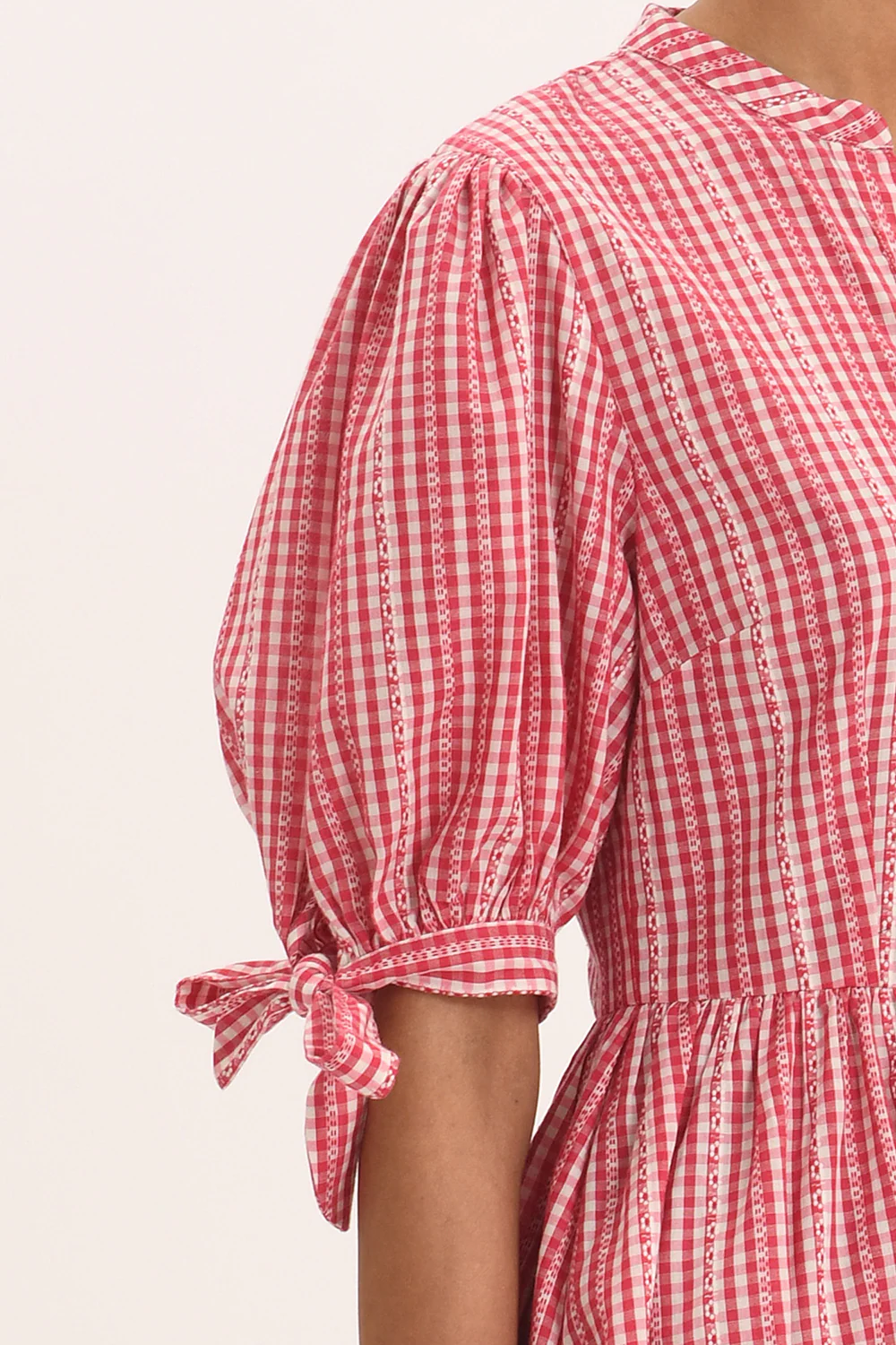 Gisella Dress - Cherry Check - Image 5