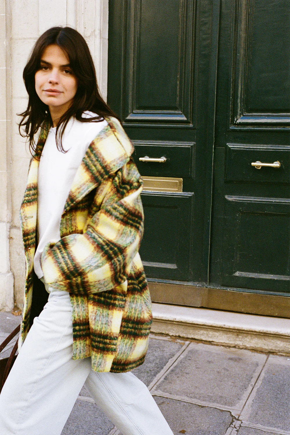 Hanne Coat - Citron Check - Image 5