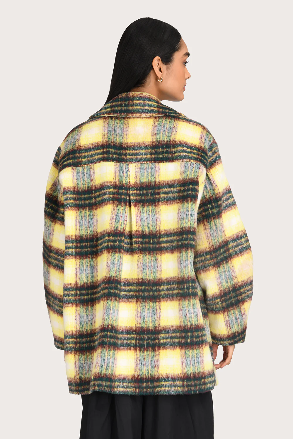 Hanne Coat - Citron Check - Image 6