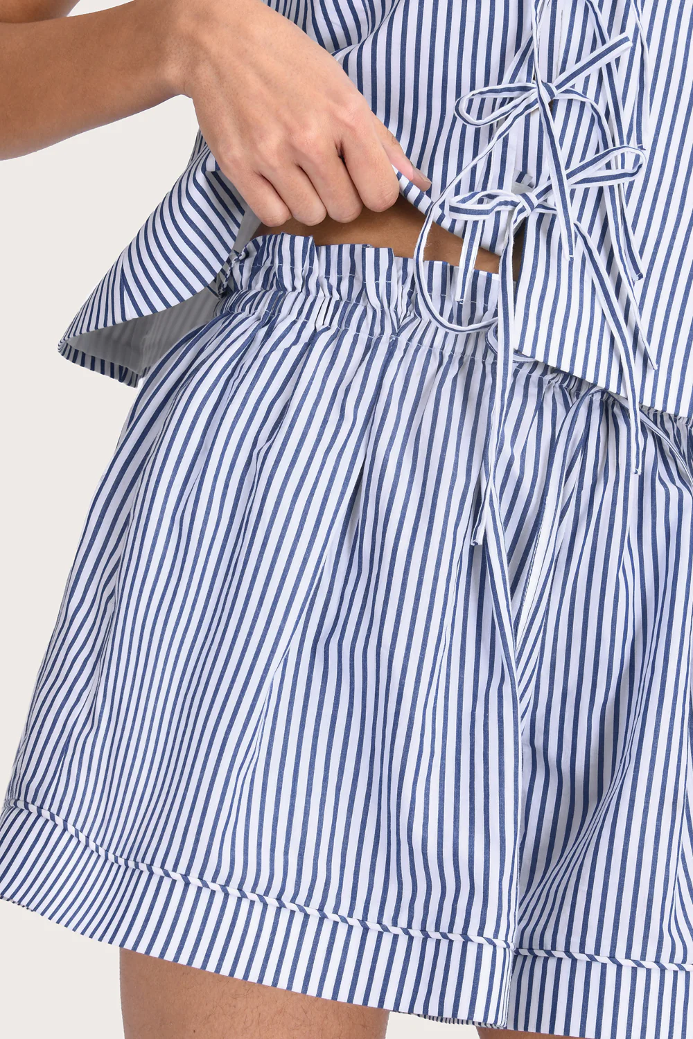 Iris Shorts  - Aegan Stripe - Image 4