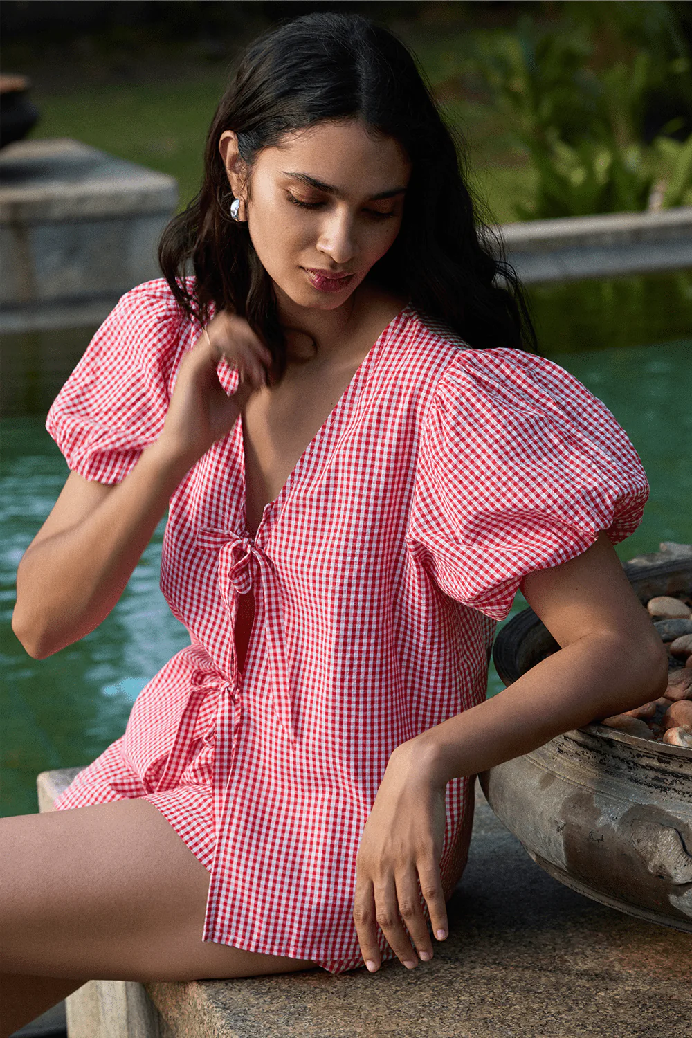 Isabel Top - Red - Image 2