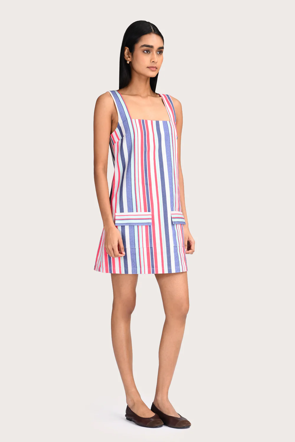 Isla Mini Dress  - Ikaria Stripe - Image 3