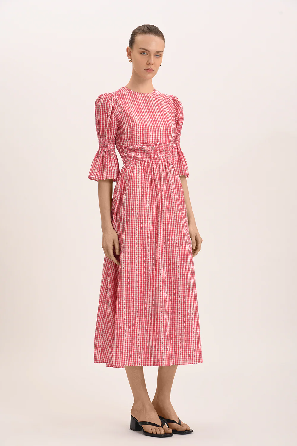 Julieta Dress - Cherry Check