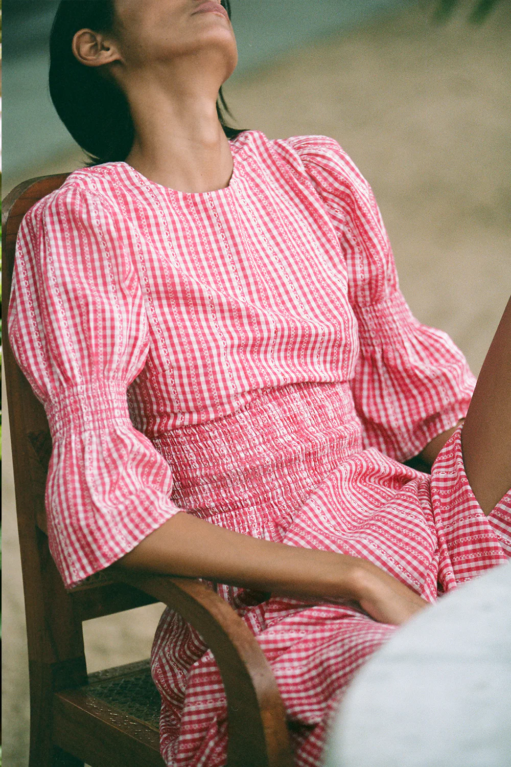 Julieta Dress - Cherry Check - Image 4