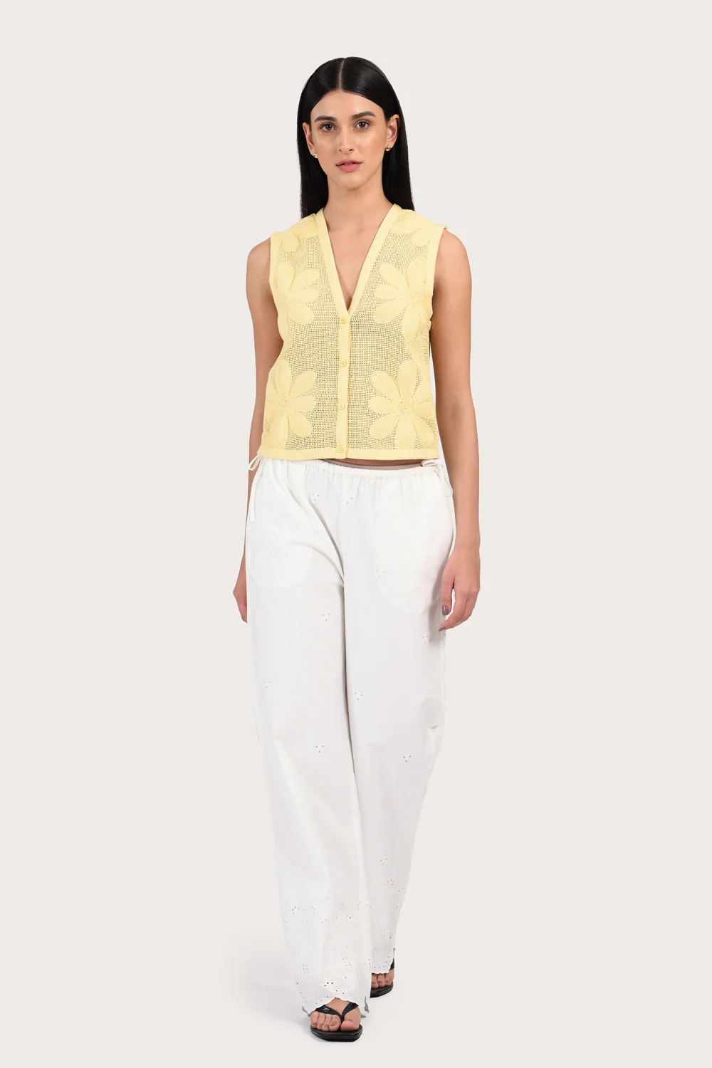 Kaia Knit Top - Lemon - Image 6