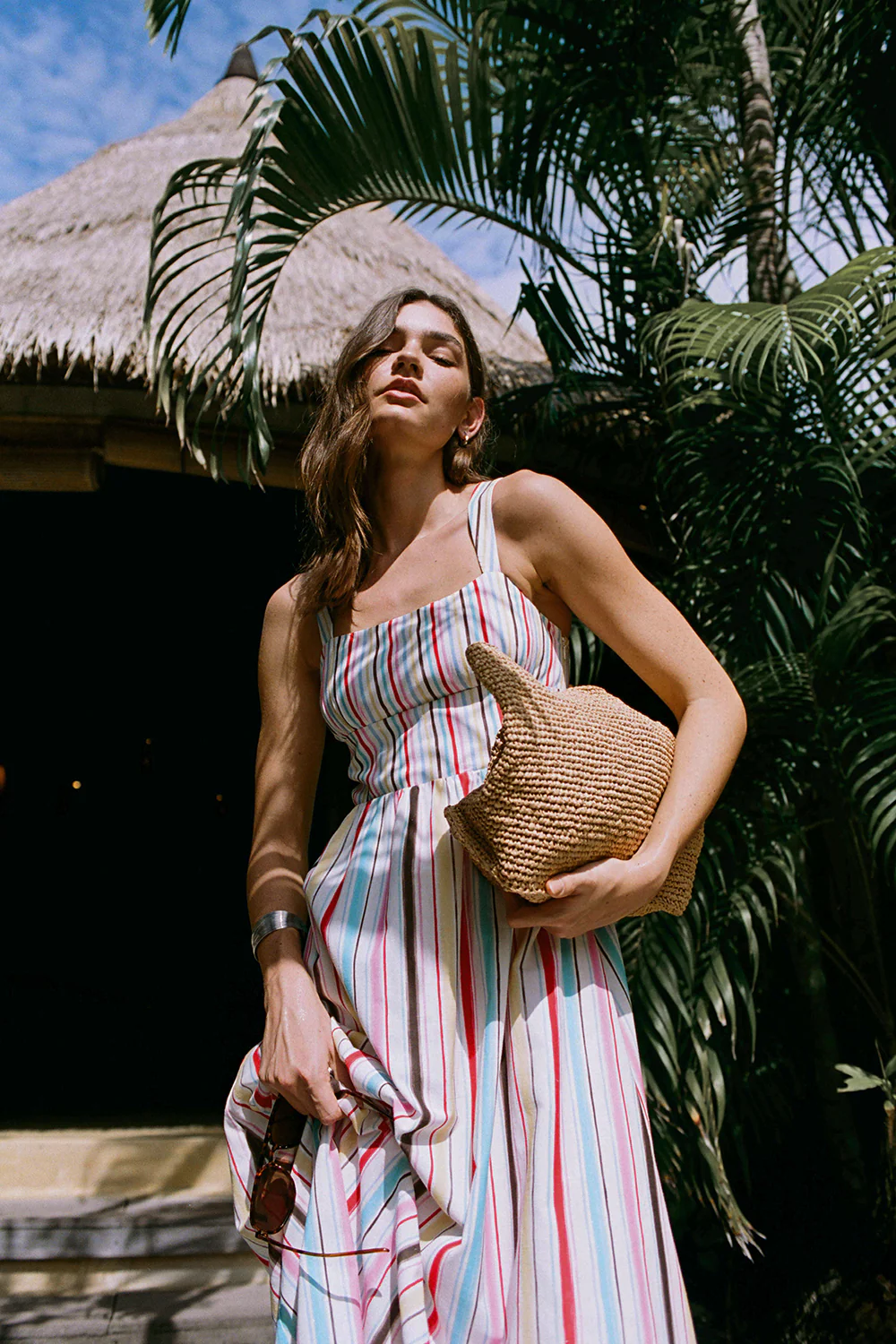 Kiara Dress - Rainbow Stripe - Image 2
