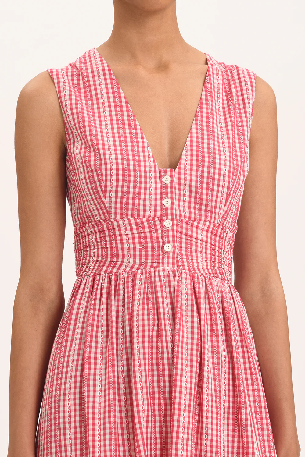 Lia Dress - Cherry Check - Image 5