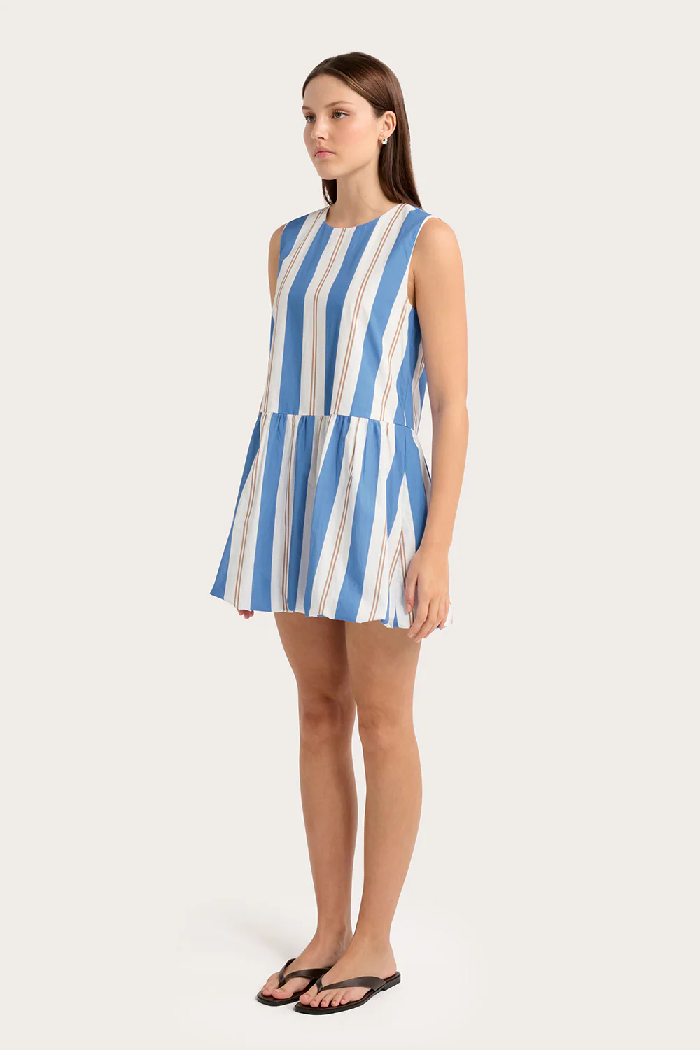Lipari Mini Dress - Seaside Stripe - Image 3