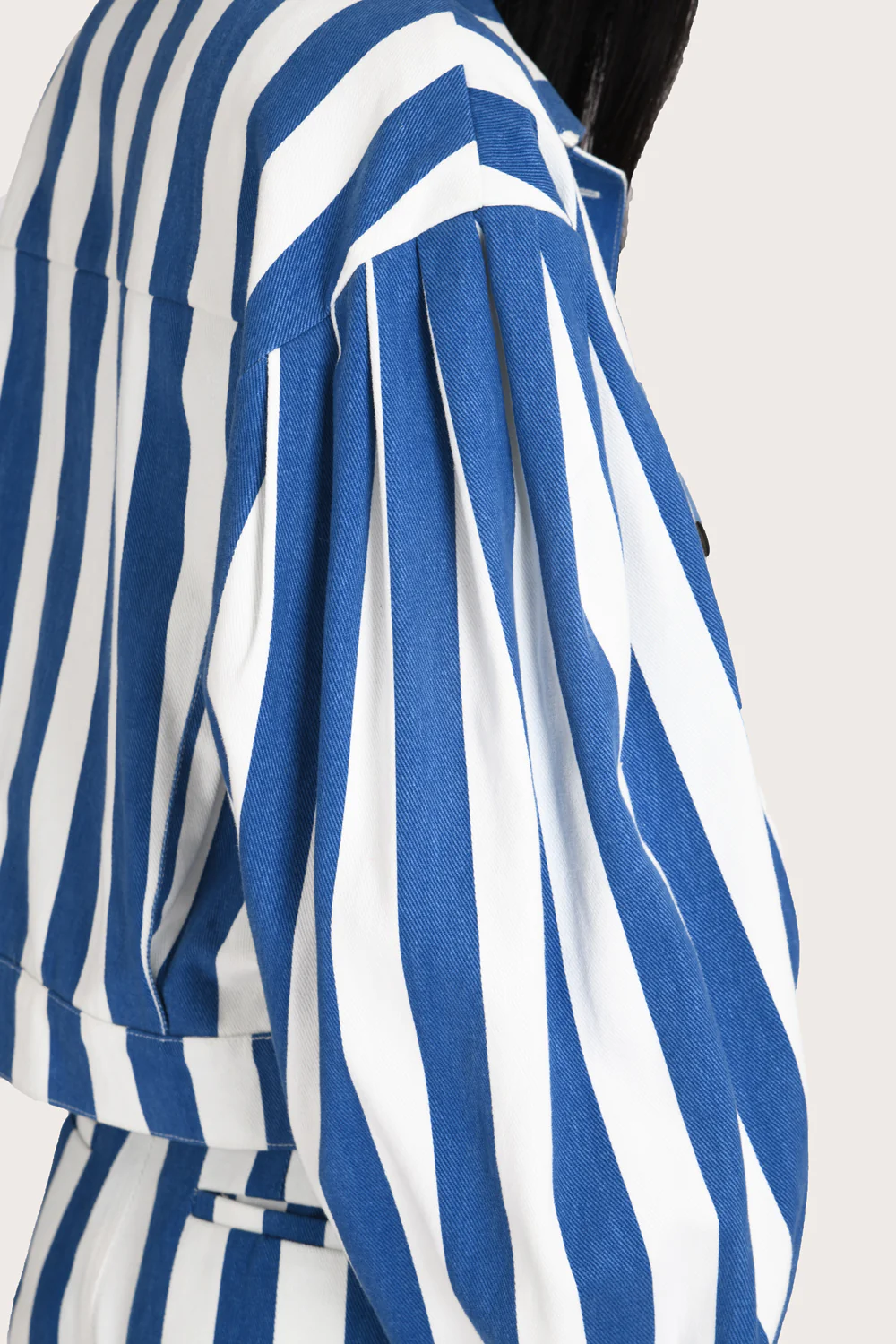 Livia Jacket - Lapis Stripe - Image 3