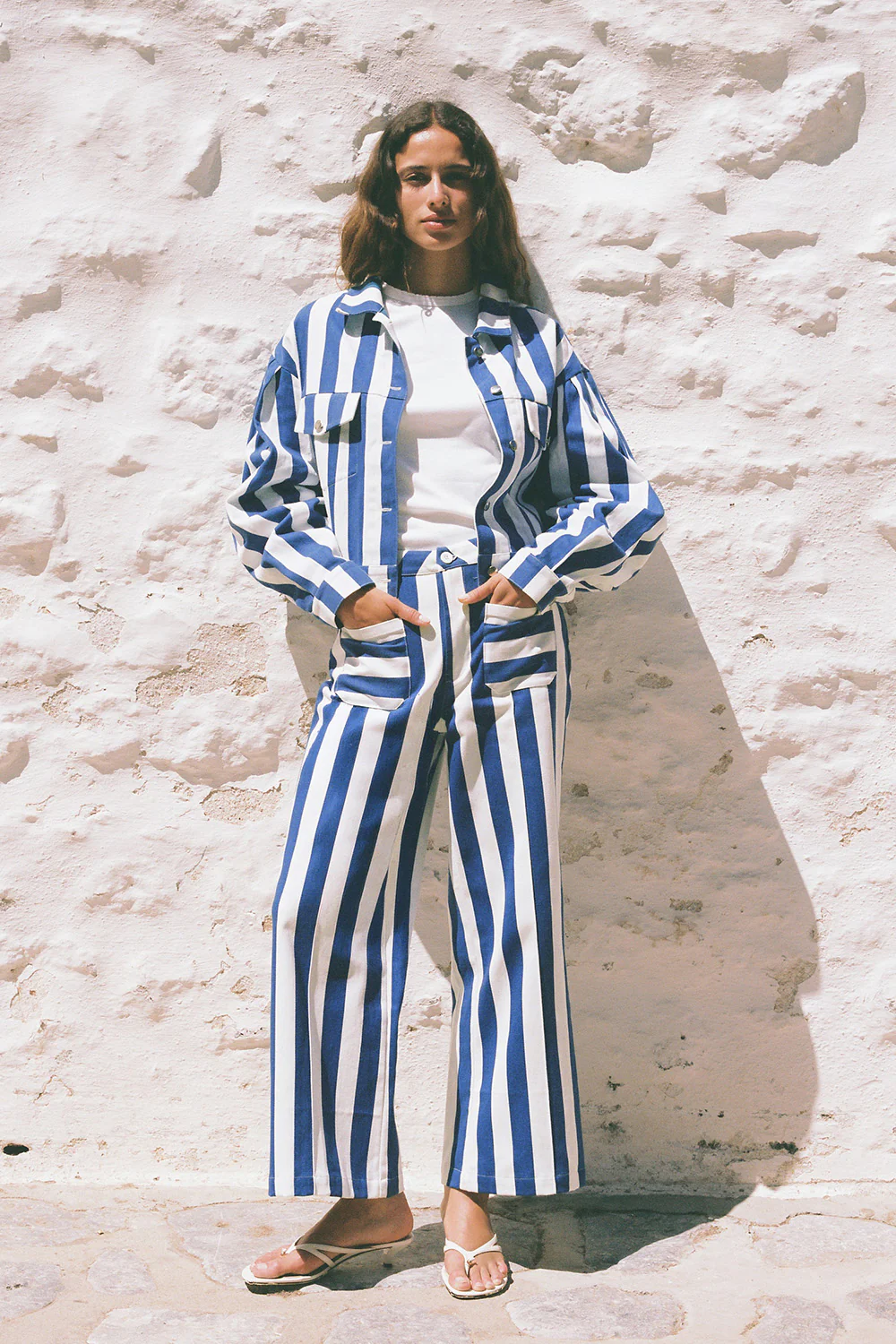 Livia Jacket - Lapis Stripe - Image 4
