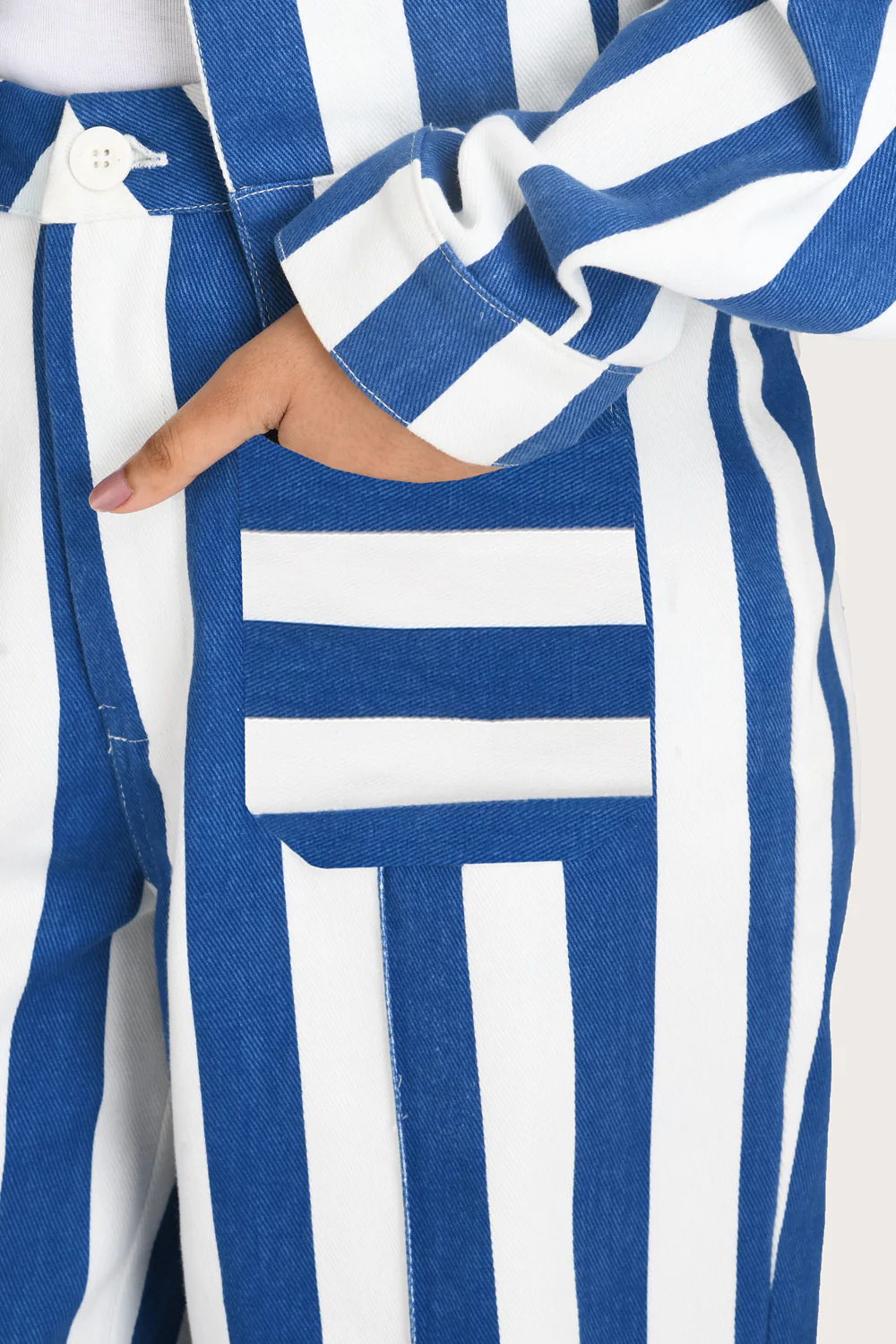Livia Pant - Lapis Stripe - Image 3