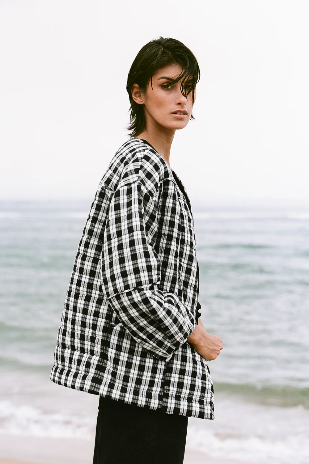 Lucielle Jacket - Midnight Check - Image 2