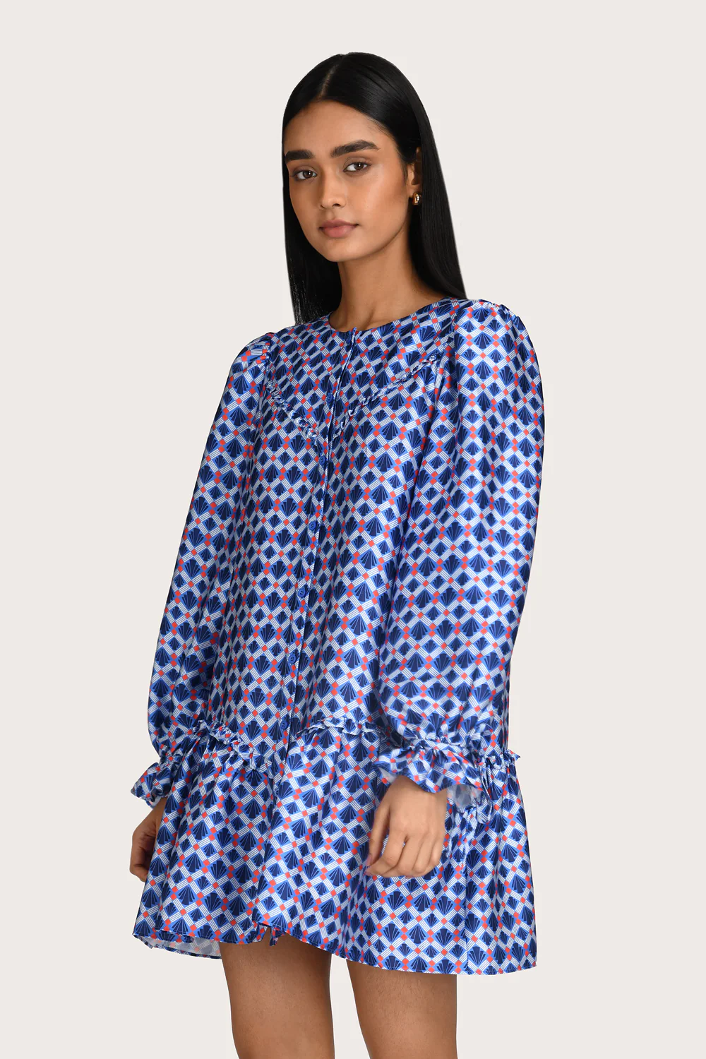 Mae Mini Dress - Sapphire - Image 3