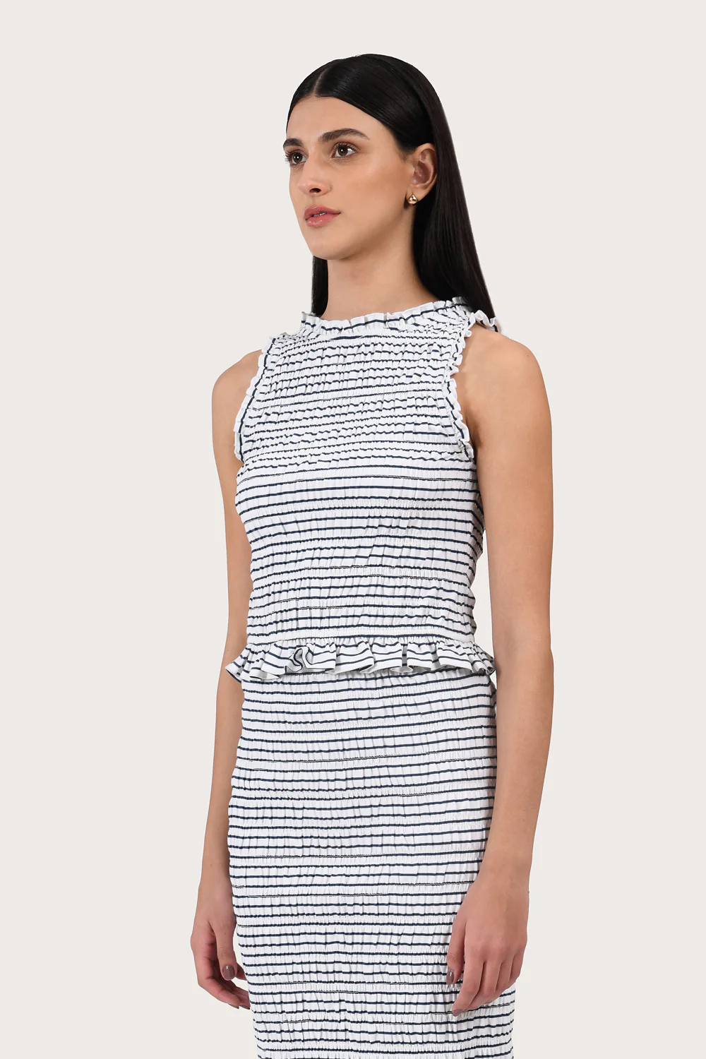 Mara Top - Navy Stripe - Image 3