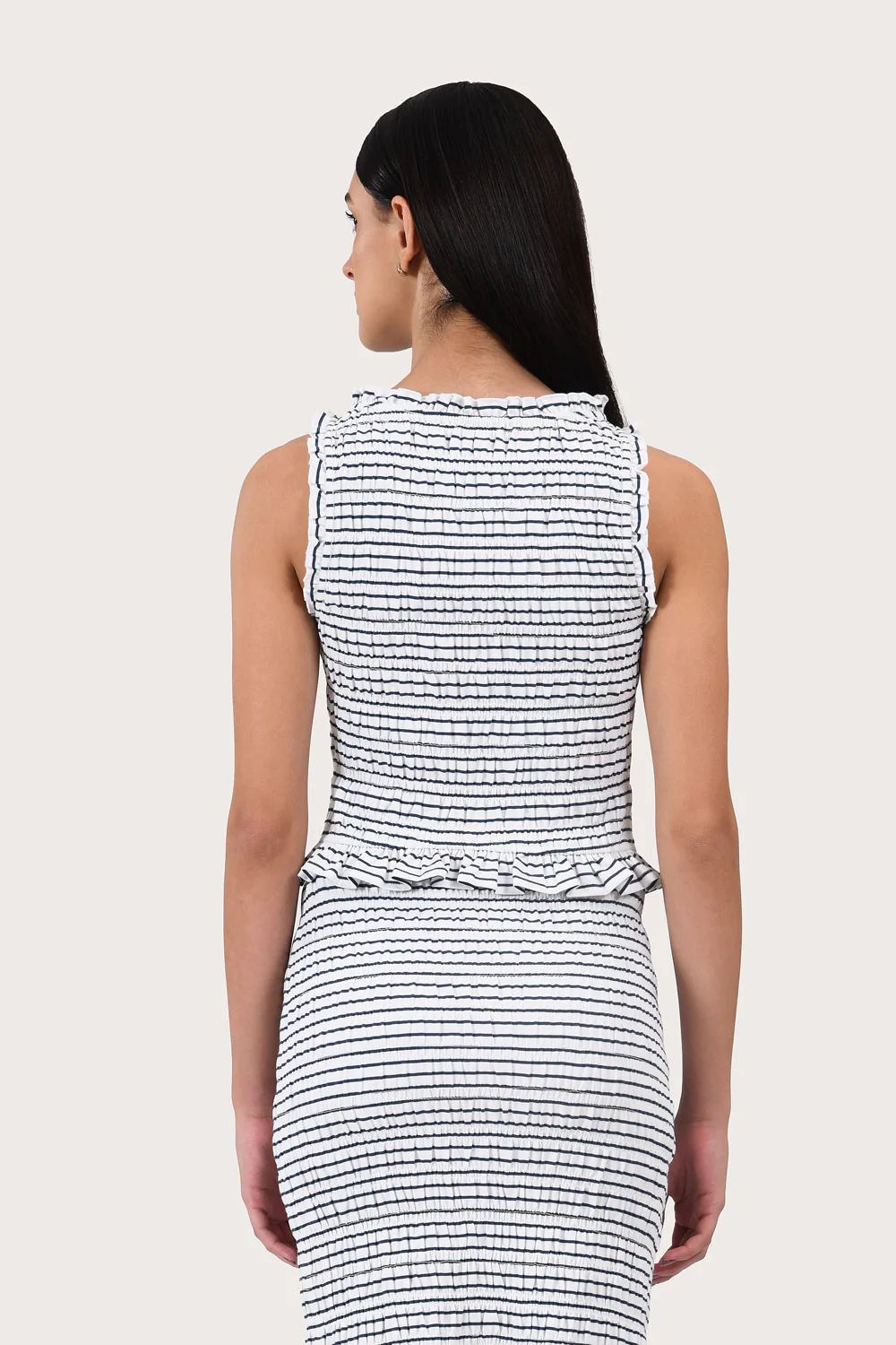 Mara Top - Navy Stripe - Image 6