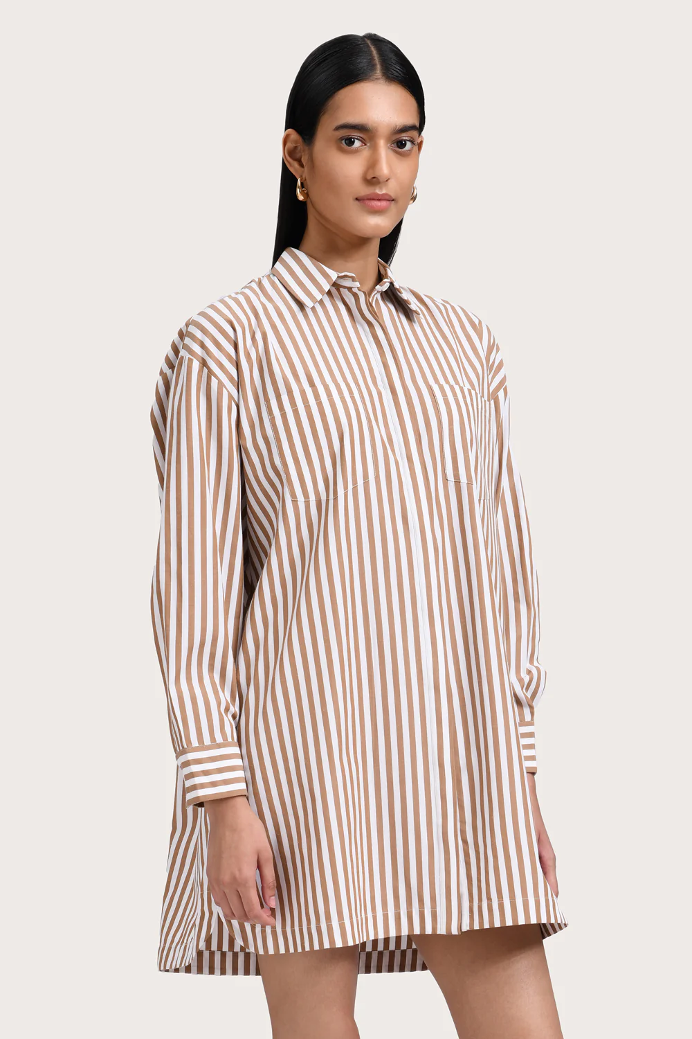 Maribel Dress - Neutre Stripe - Image 3