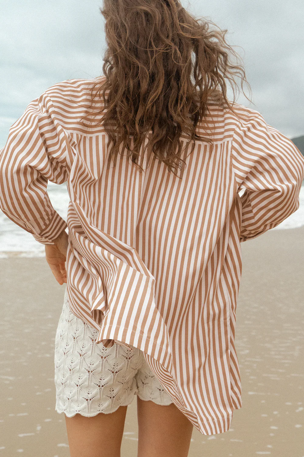 Maribel Dress - Neutre Stripe - Image 5